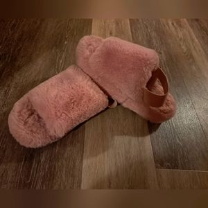 Fuzzy slippers